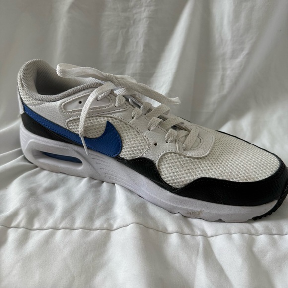 Men's White and Blue Nike Air Max SC Shoes - Picture 7 of 9